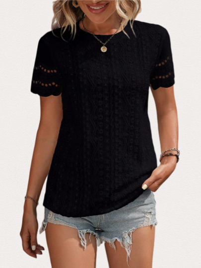 Toni Eyelet Embroidery Top