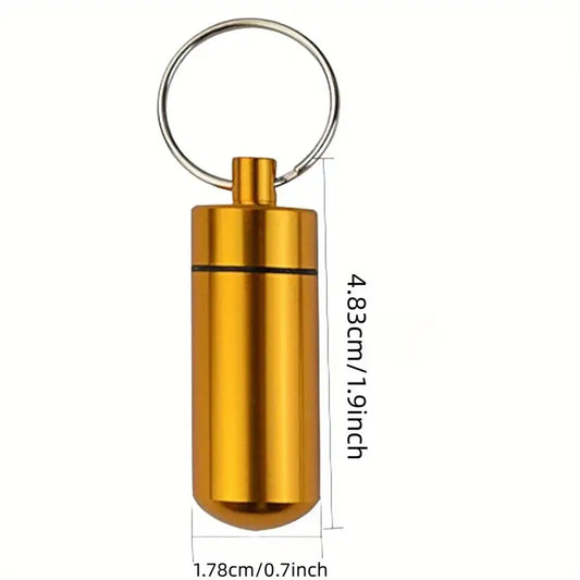 Pill Case Key Ring