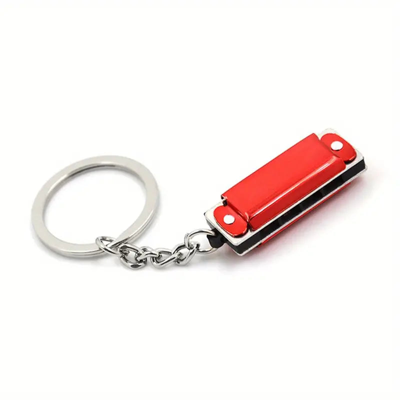 Harmonica Key Ring