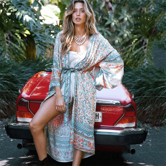 Paisley Plus Size Kimono