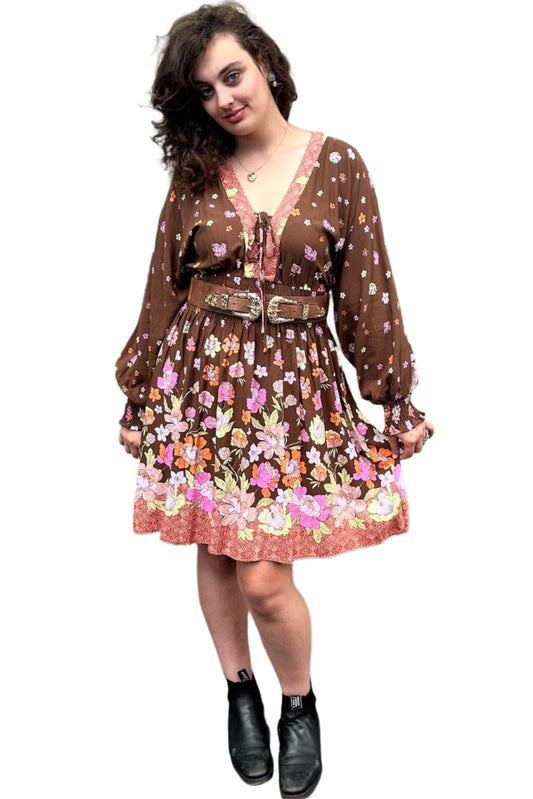 Phoebe Long Sleeve Mini Dress