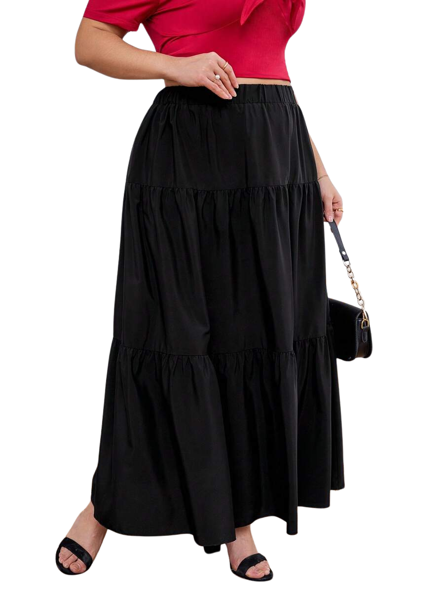 Clare Long Layered Skirt