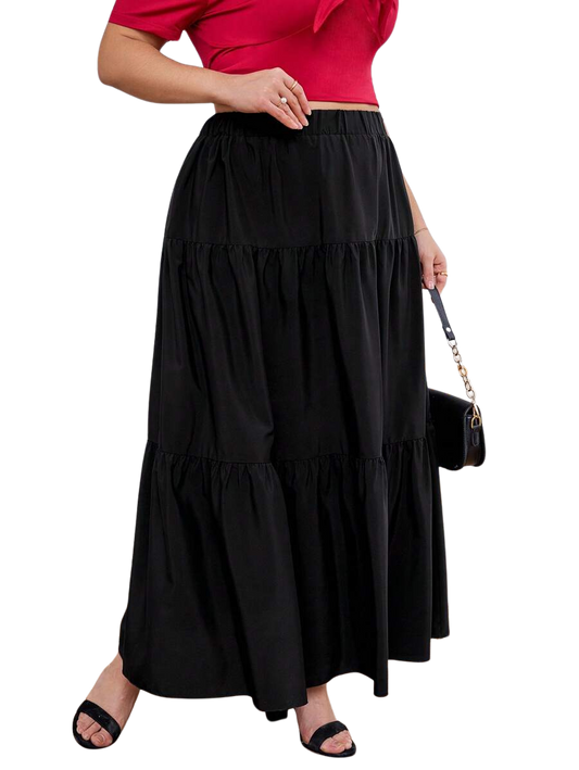 Clare Long Layered Skirt