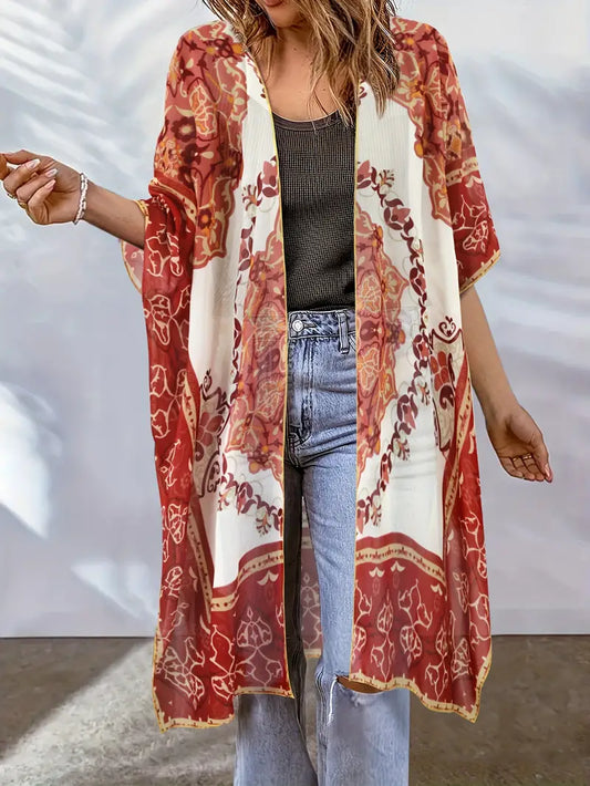 Tribal Plus Size Kimono