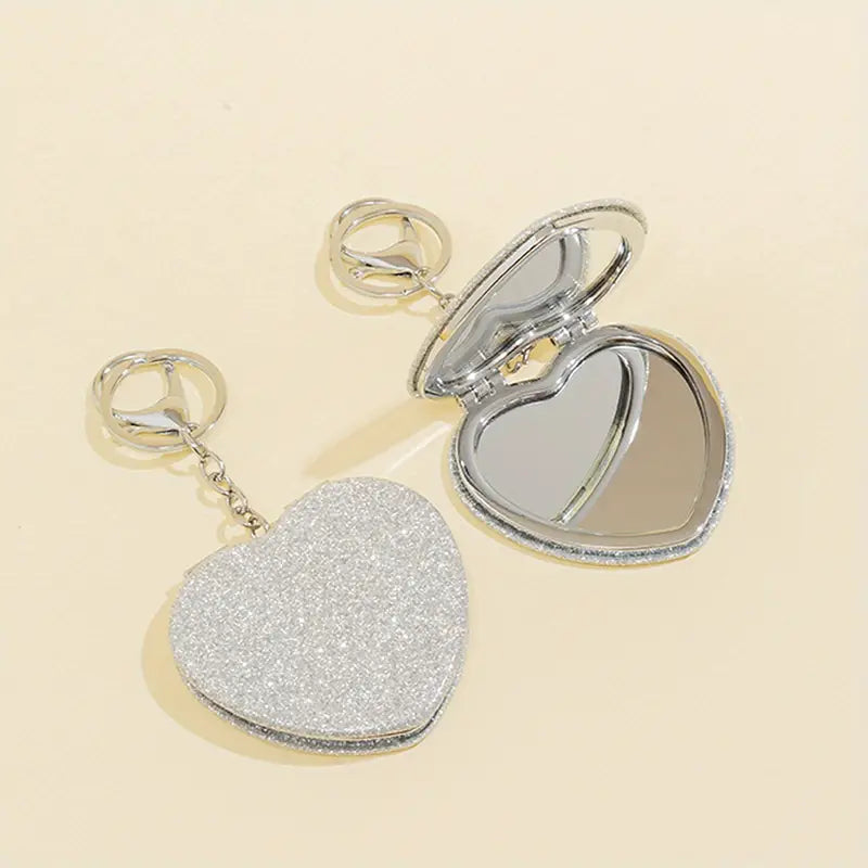 Heart Mirror Key Ring